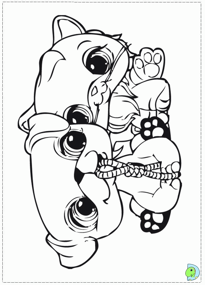 35 Dog LPS Coloring Pages Printable 22