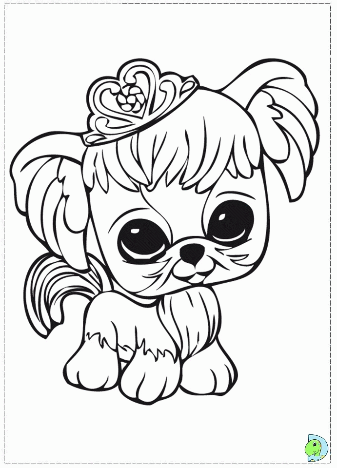 35 Dog LPS Coloring Pages Printable 3