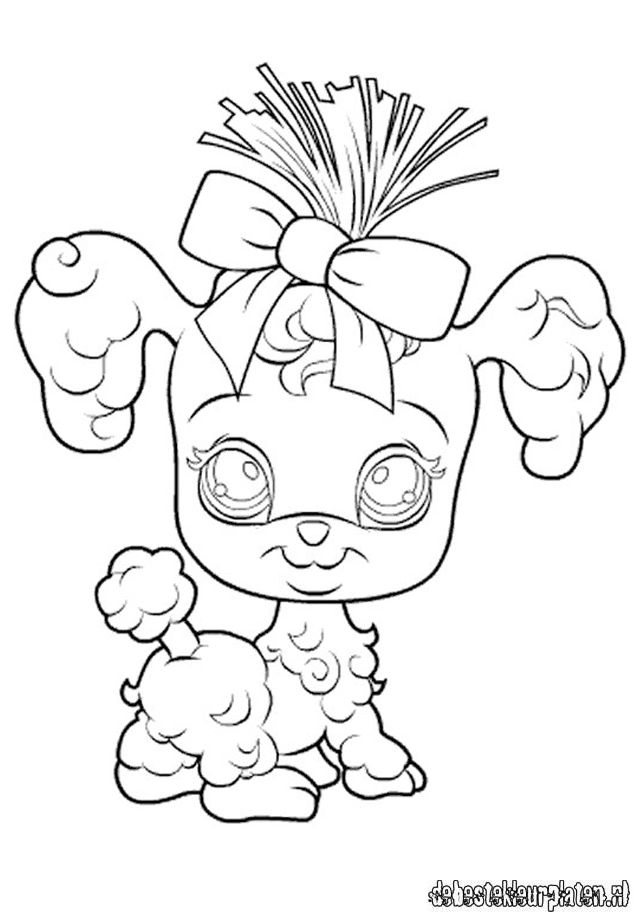 35 Dog LPS Coloring Pages Printable 32