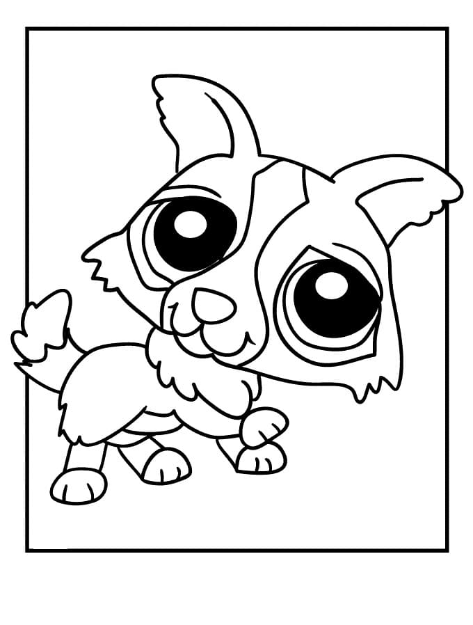 35 Dog LPS Coloring Pages Printable 5