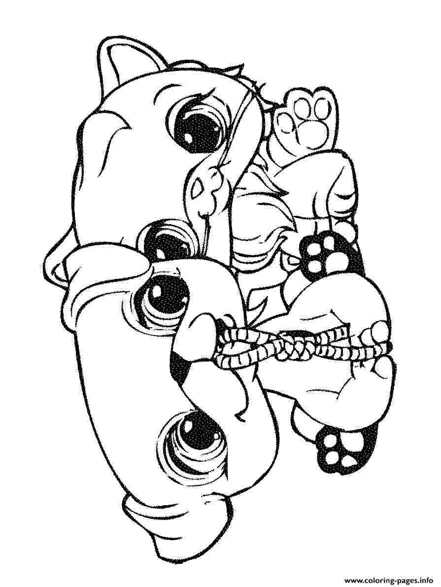 35 Dog LPS Coloring Pages Printable 6