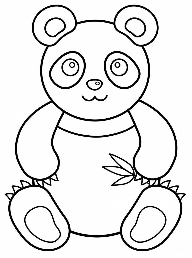 35 Donut Panda Coloring Pages Printable 12