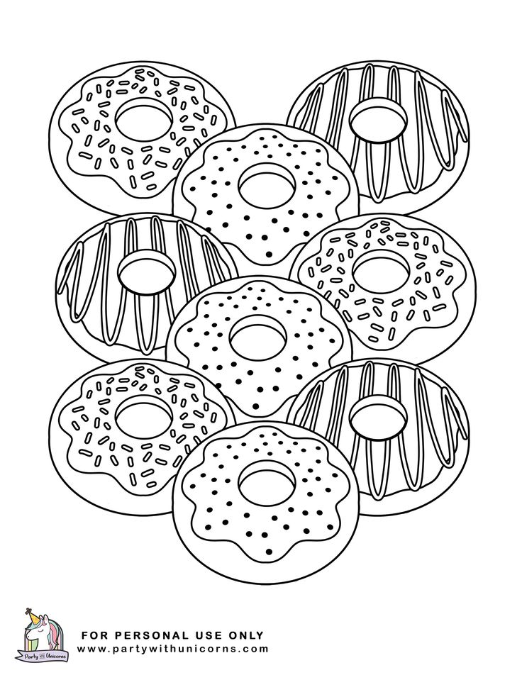 35 Donut Panda Coloring Pages Printable 21