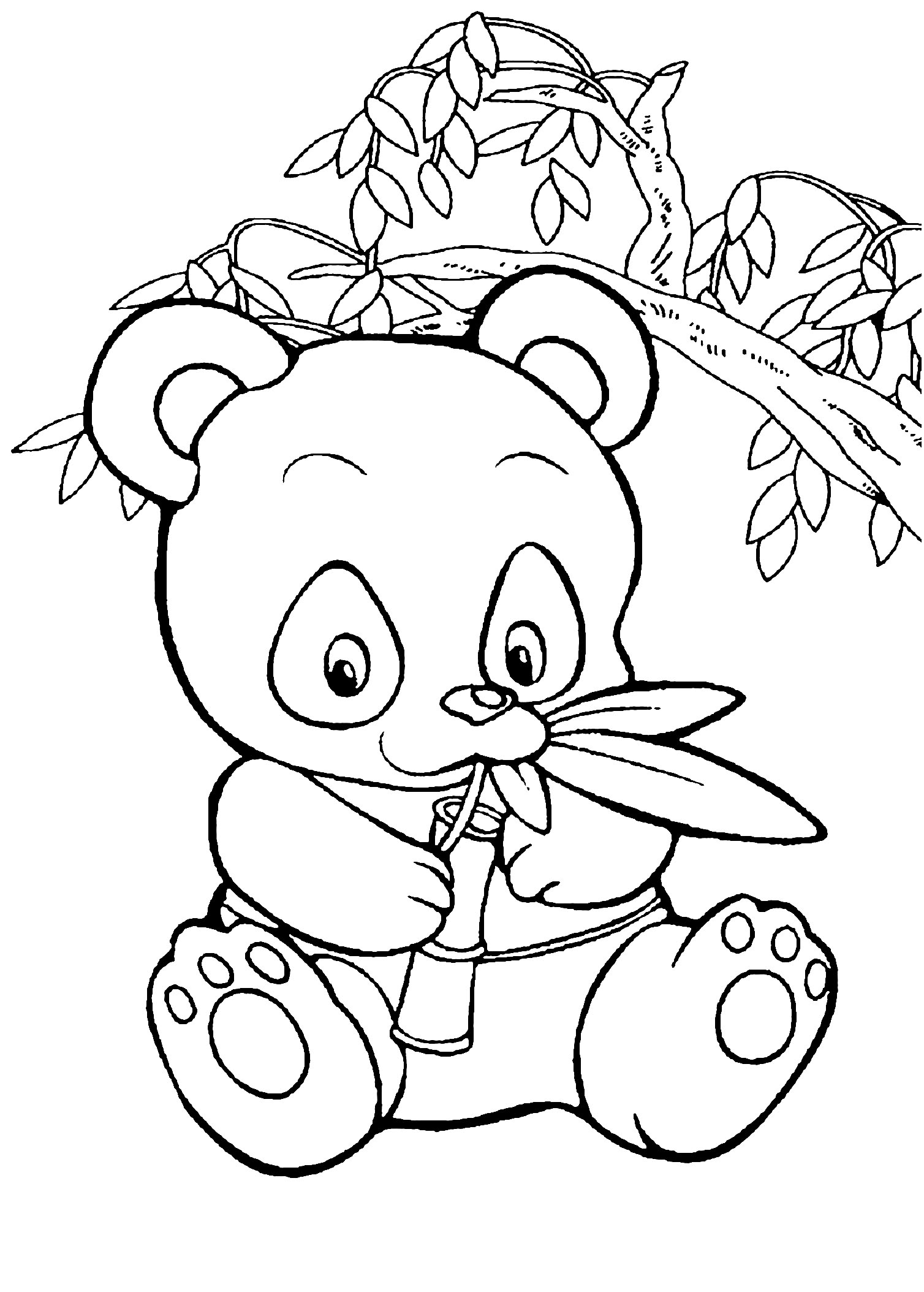 35 Donut Panda Coloring Pages Printable 24