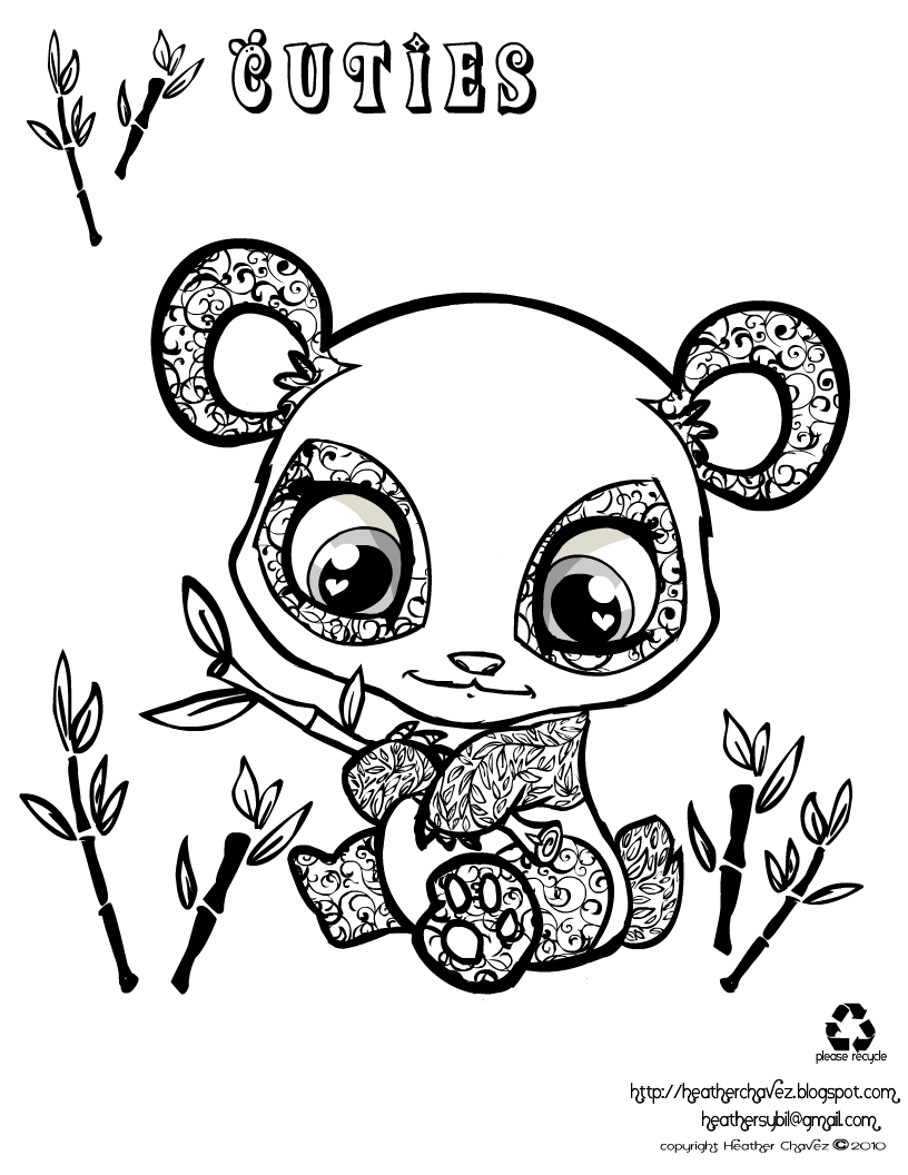 35 Donut Panda Coloring Pages Printable 32