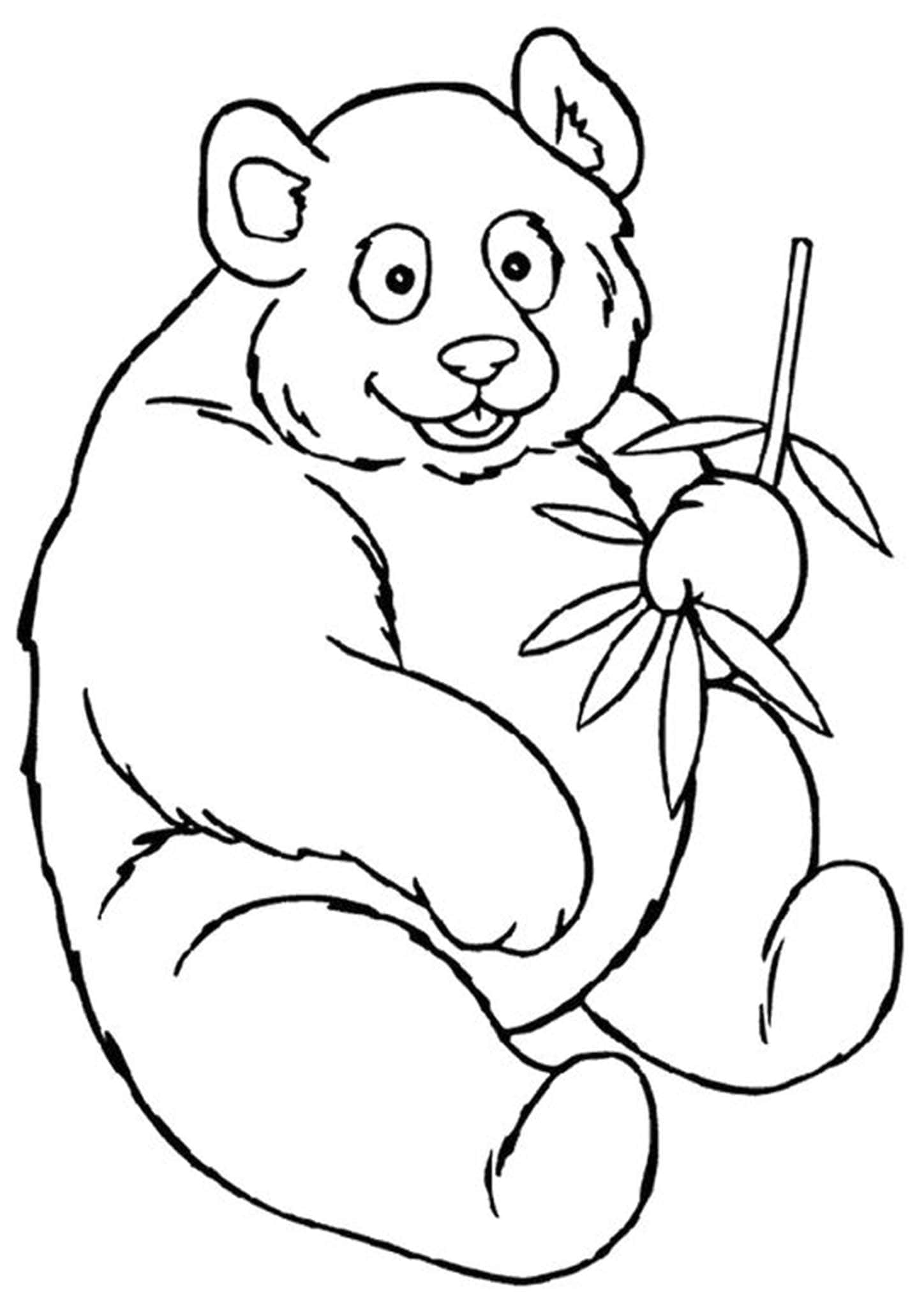 35 Donut Panda Coloring Pages Printable 9