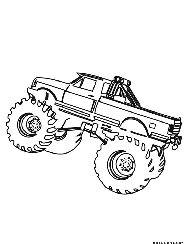 35 Epic Monster Truck Coloring Page Printable 13