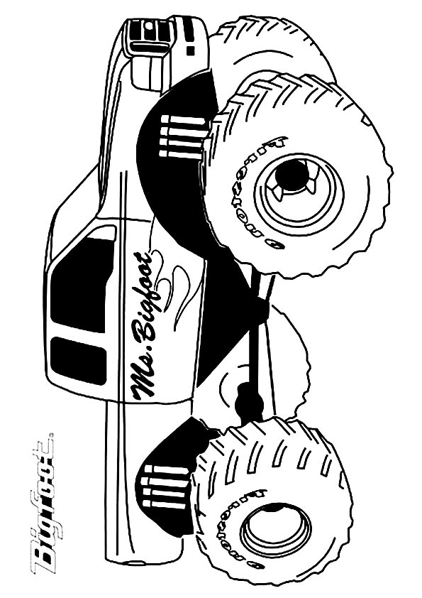 35 Epic Monster Truck Coloring Page Printable 23