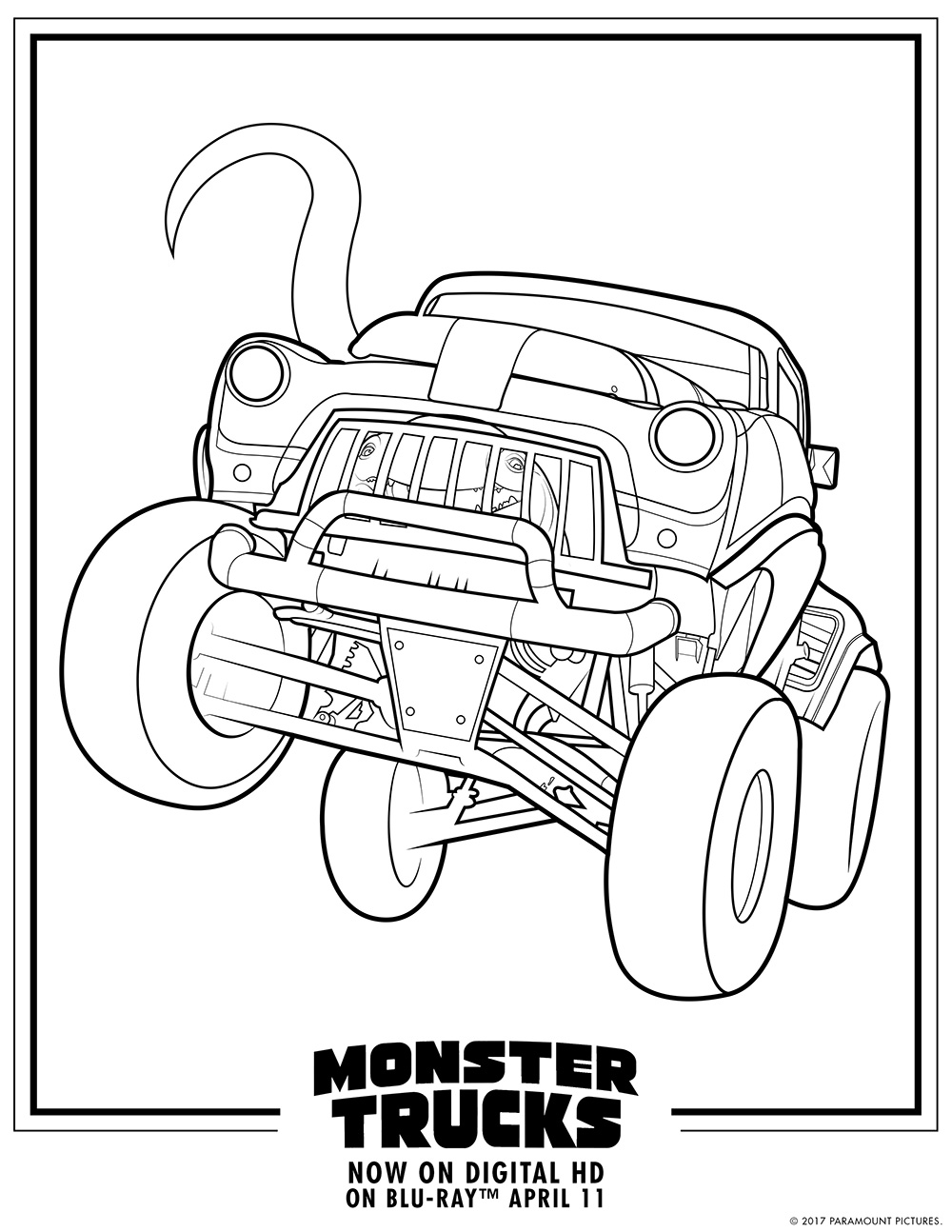 35 Epic Monster Truck Coloring Page Printable 26