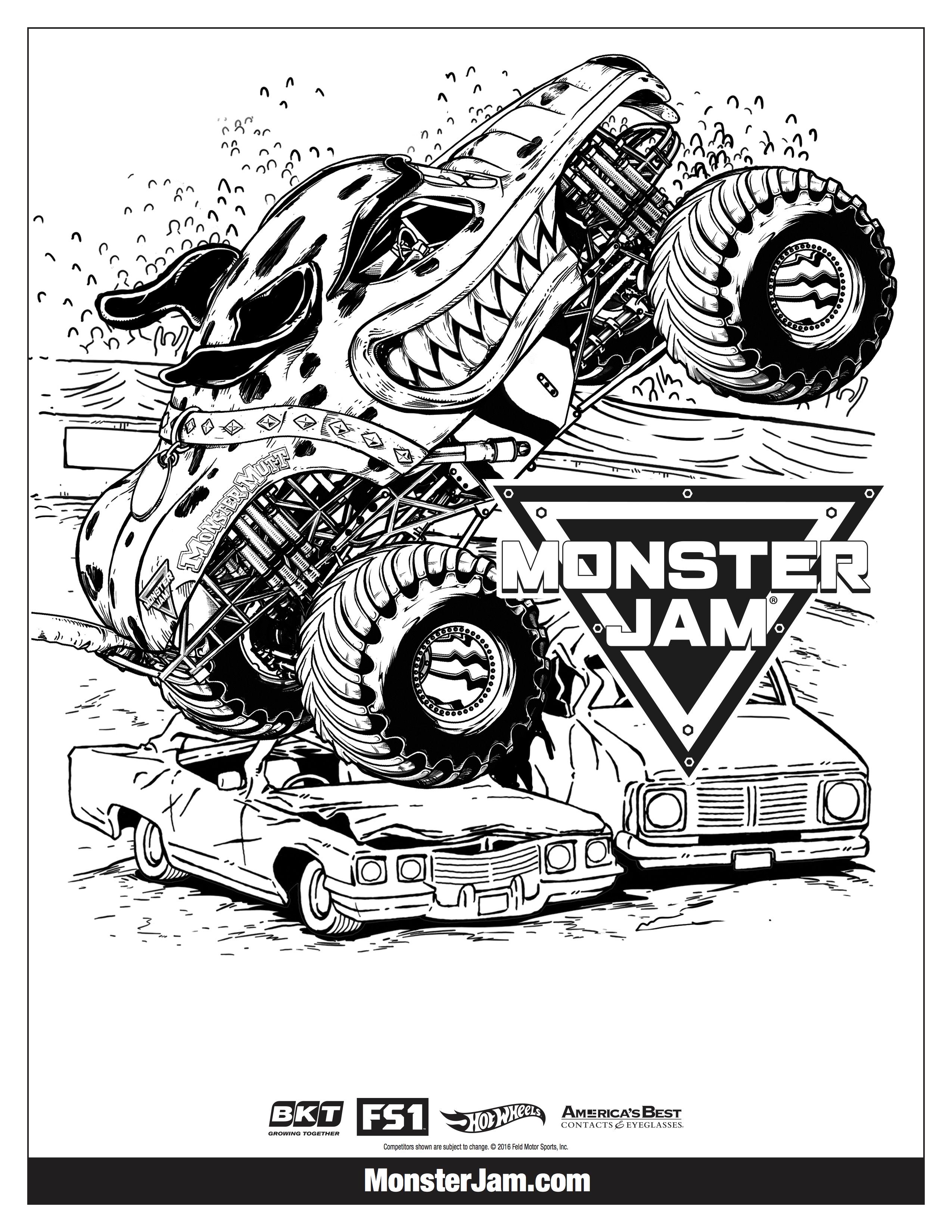 35 Epic Monster Truck Coloring Page Printable 31