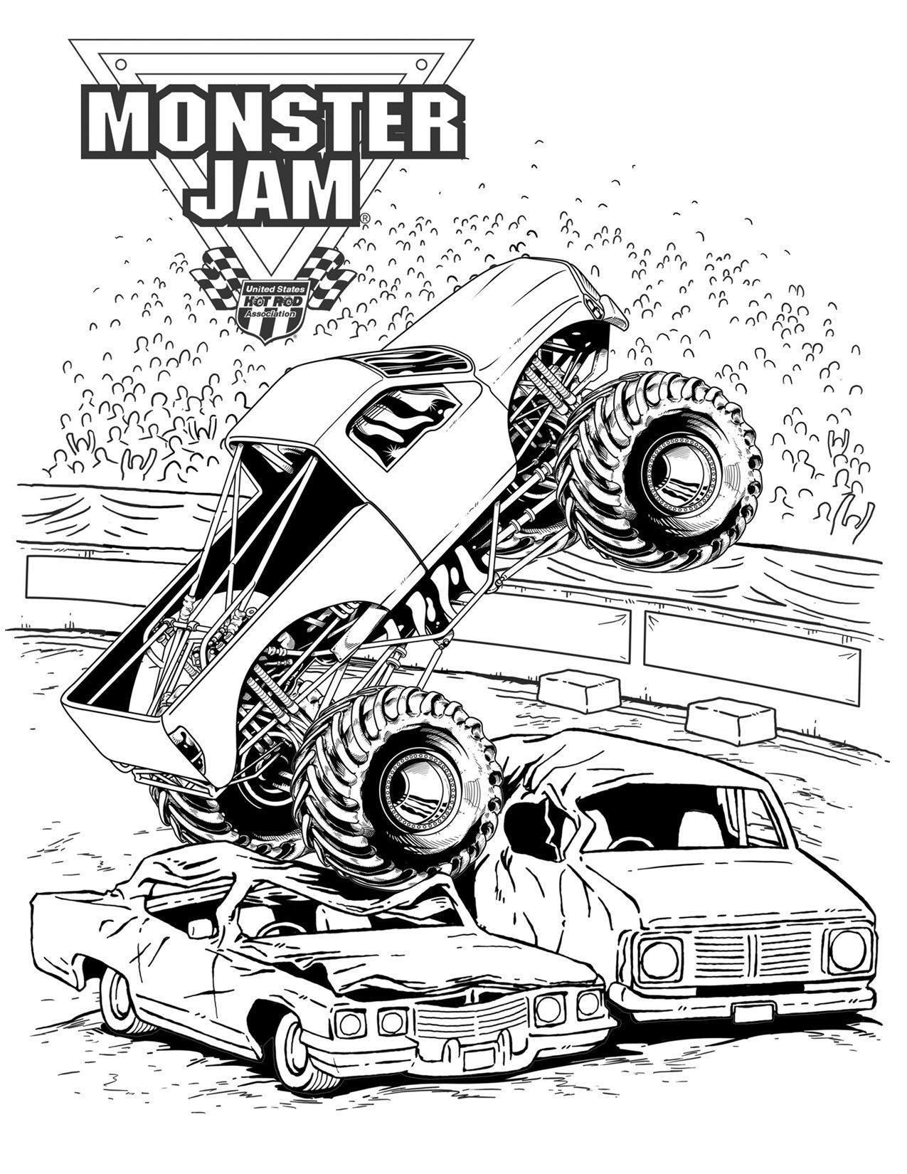 35 Epic Monster Truck Coloring Page Printable 33