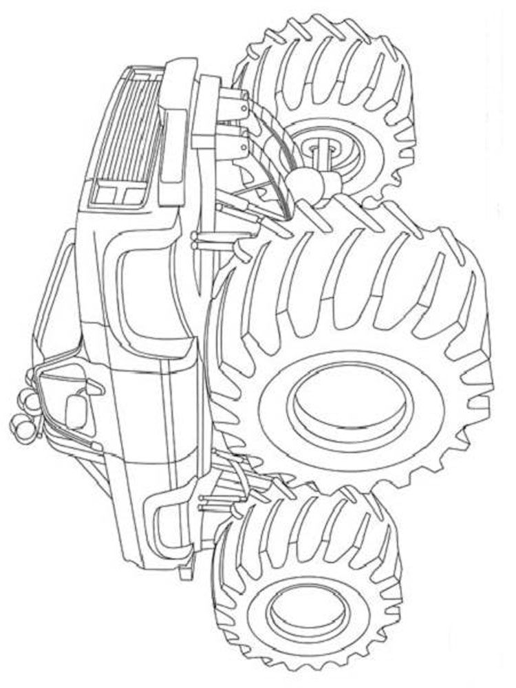 35 Epic Monster Truck Coloring Page Printable 9