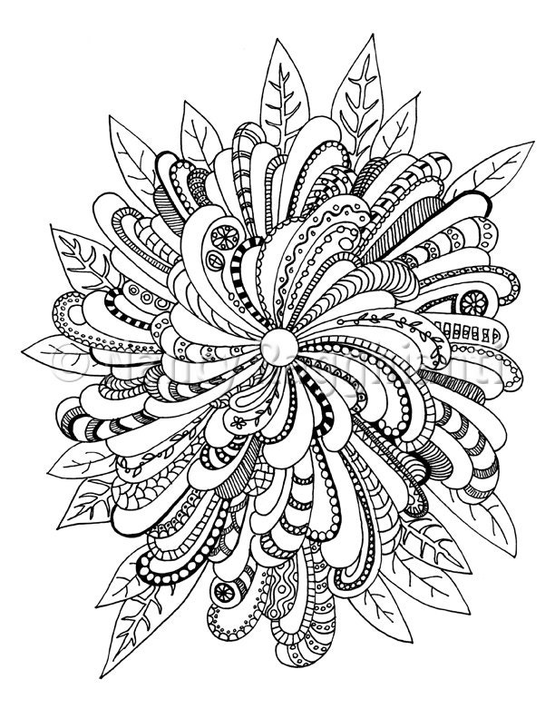 35 Flower Mandala Coloring Pages Printable 12