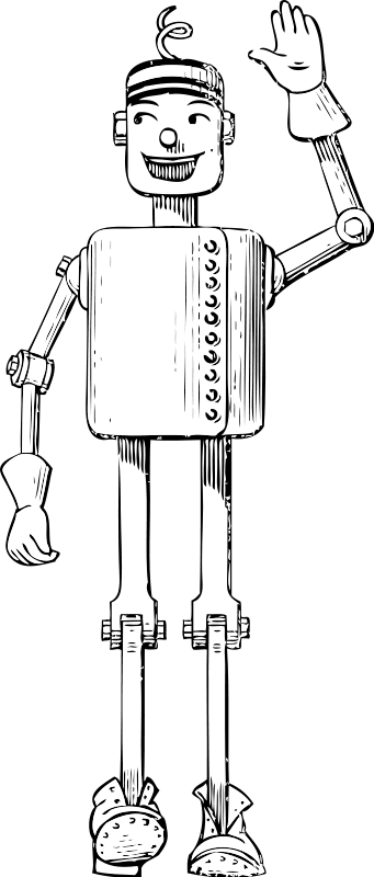 35 Robot Coloring Pages Printable 17