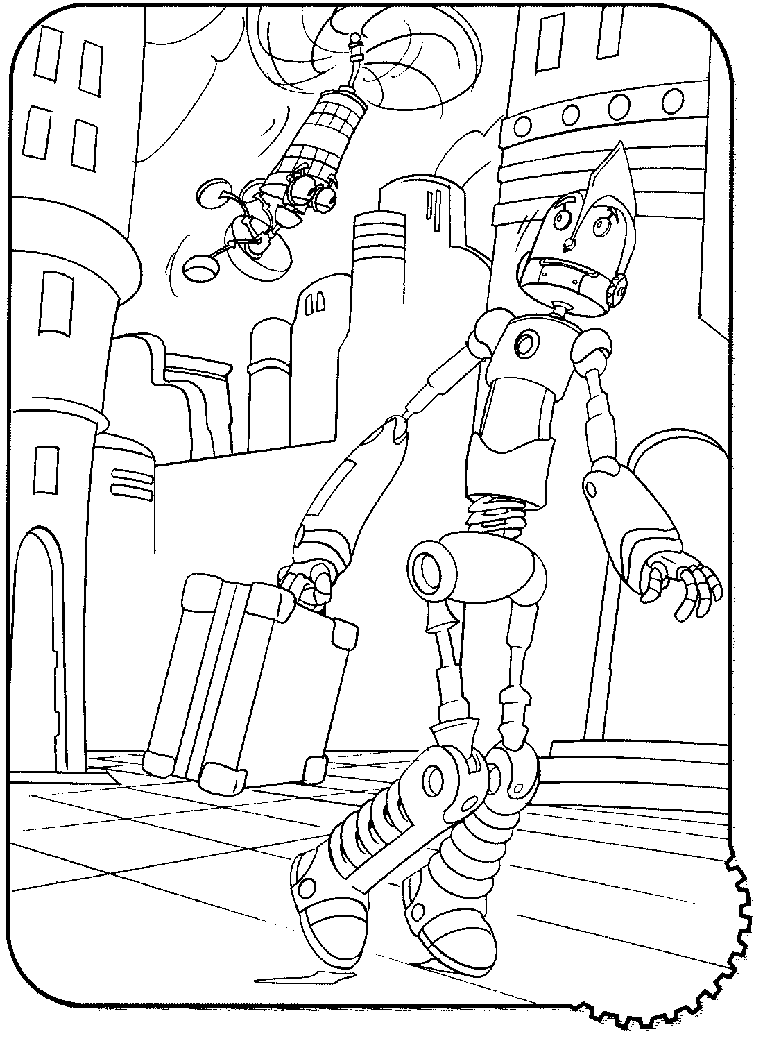 35 Robot Coloring Pages Printable 26