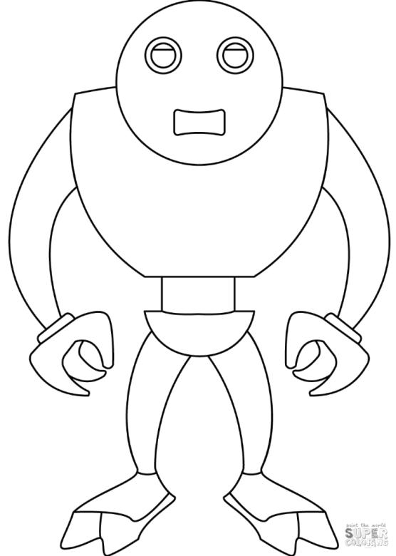 35 Robot Coloring Pages Printable 35