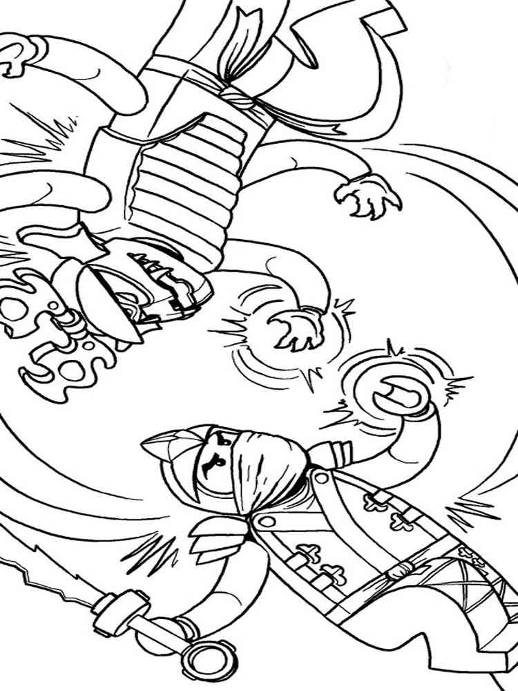 35 Thrilling Lego Ninjago Coloring Pages Printable 20