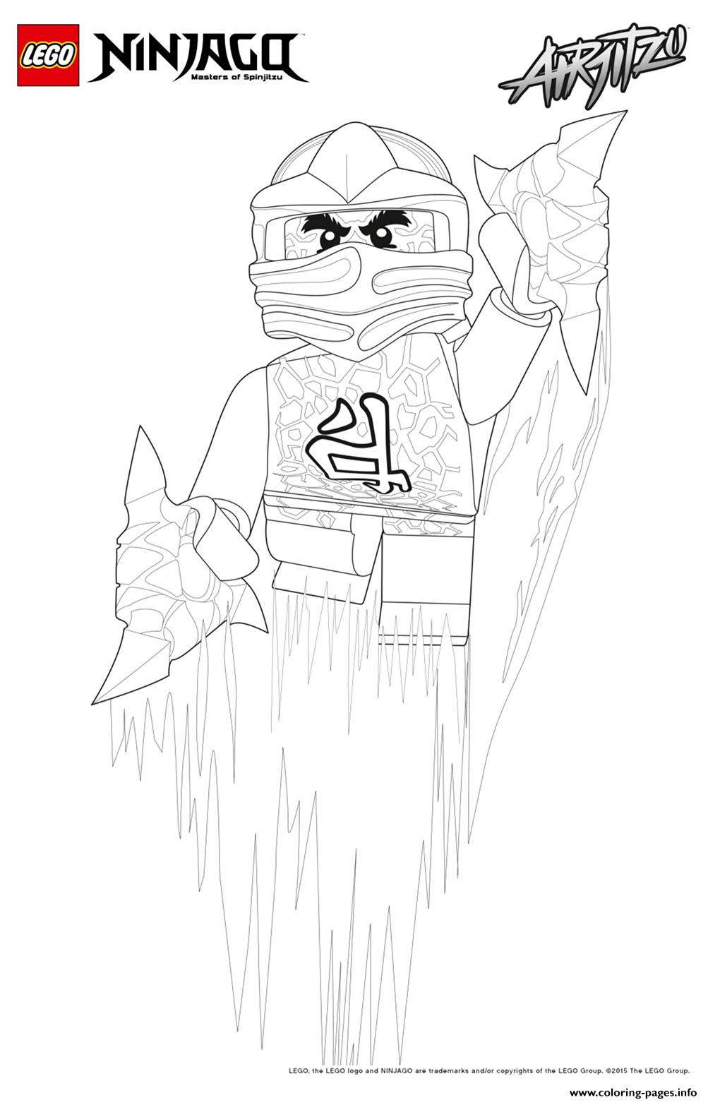 35 Thrilling Lego Ninjago Coloring Pages Printable 23