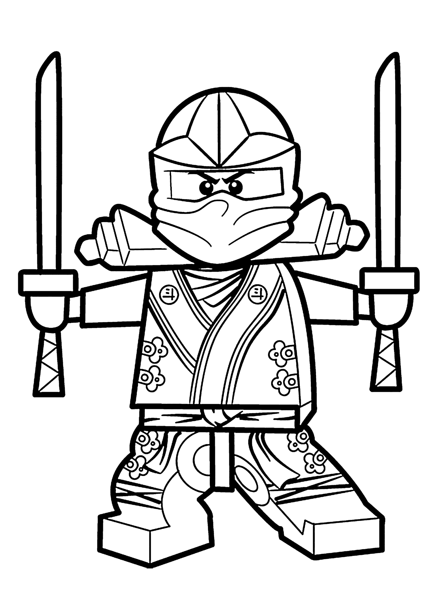 35 Thrilling Lego Ninjago Coloring Pages Printable 24