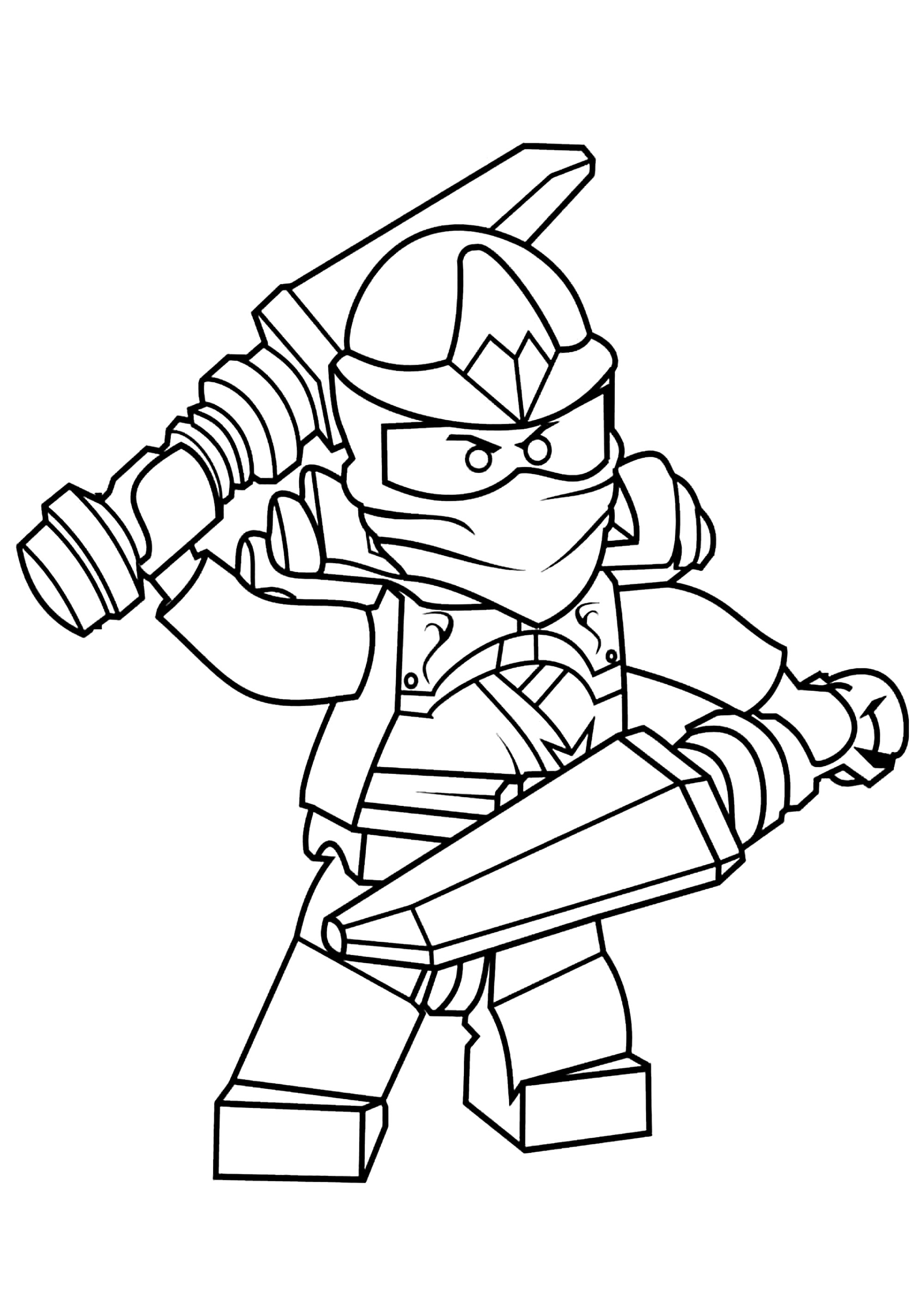 35 Thrilling Lego Ninjago Coloring Pages Printable 25