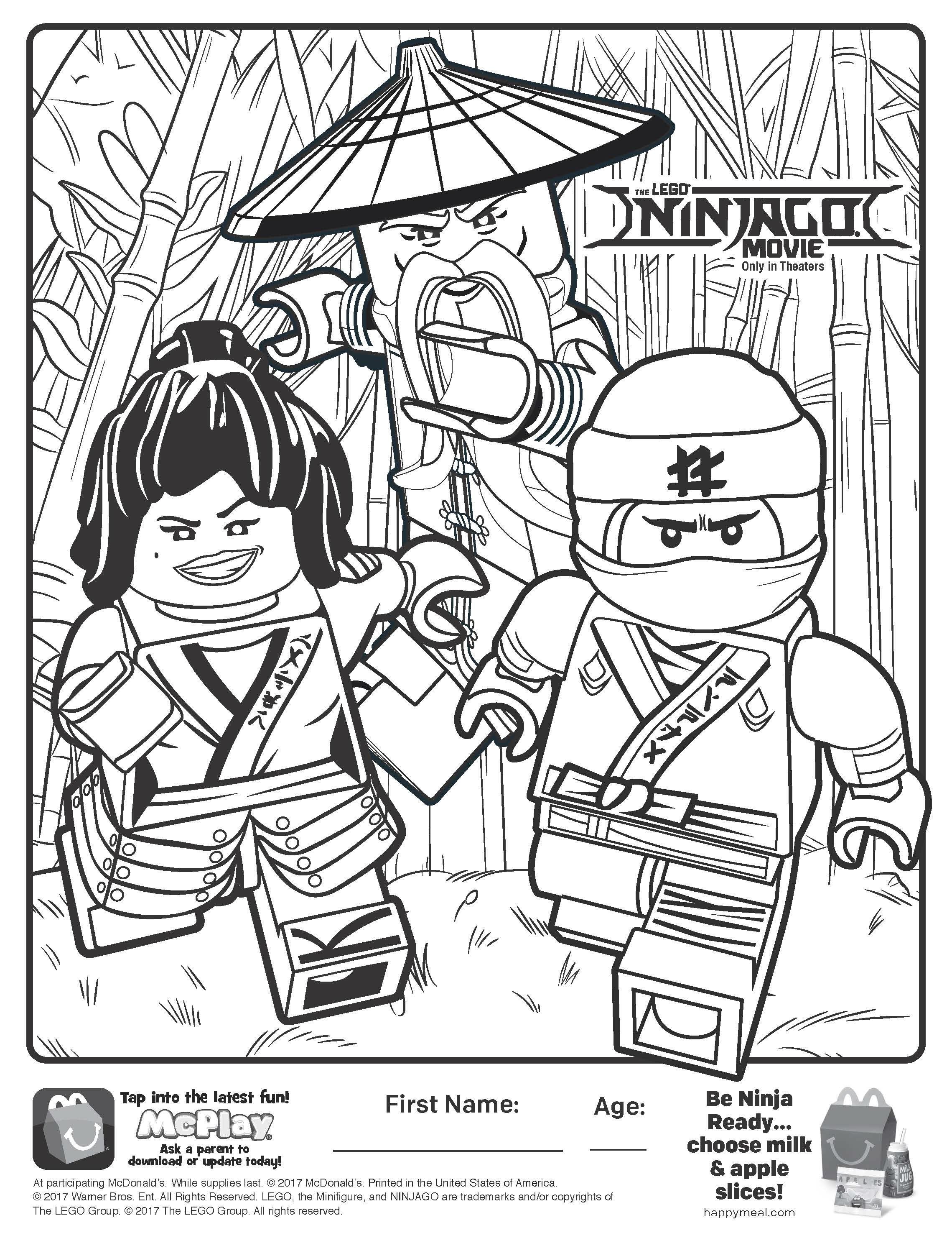 35 Thrilling Lego Ninjago Coloring Pages Printable 31