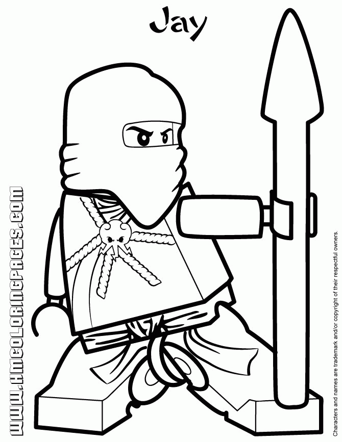 35 Thrilling Lego Ninjago Coloring Pages Printable 8