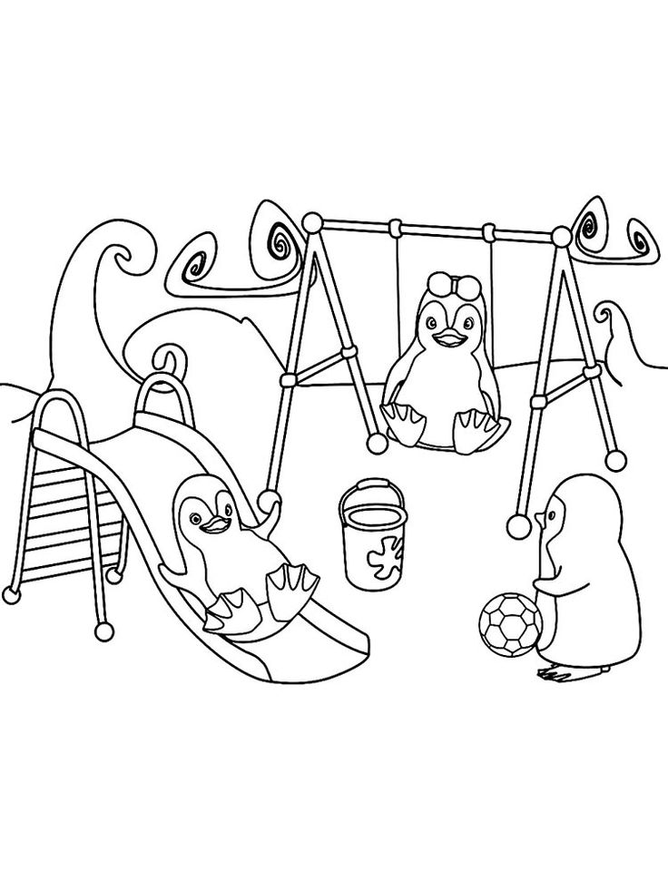 36 Playground Fun Coloring Pages Printable 13