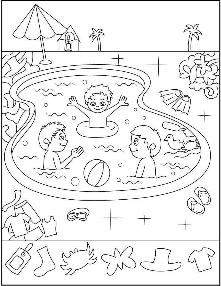 36 Playground Fun Coloring Pages Printable 19