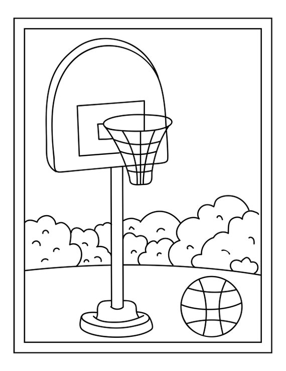 36 Playground Fun Coloring Pages Printable 3