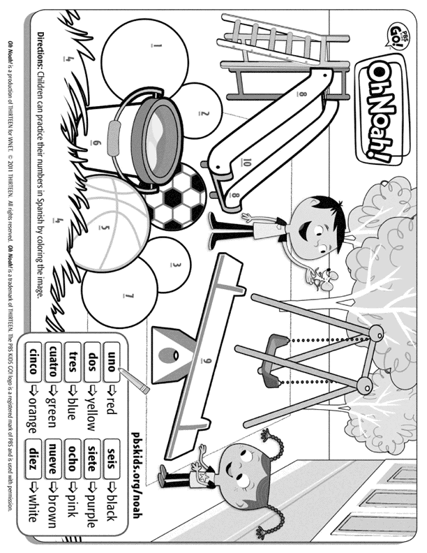 36 Playground Fun Coloring Pages Printable 7