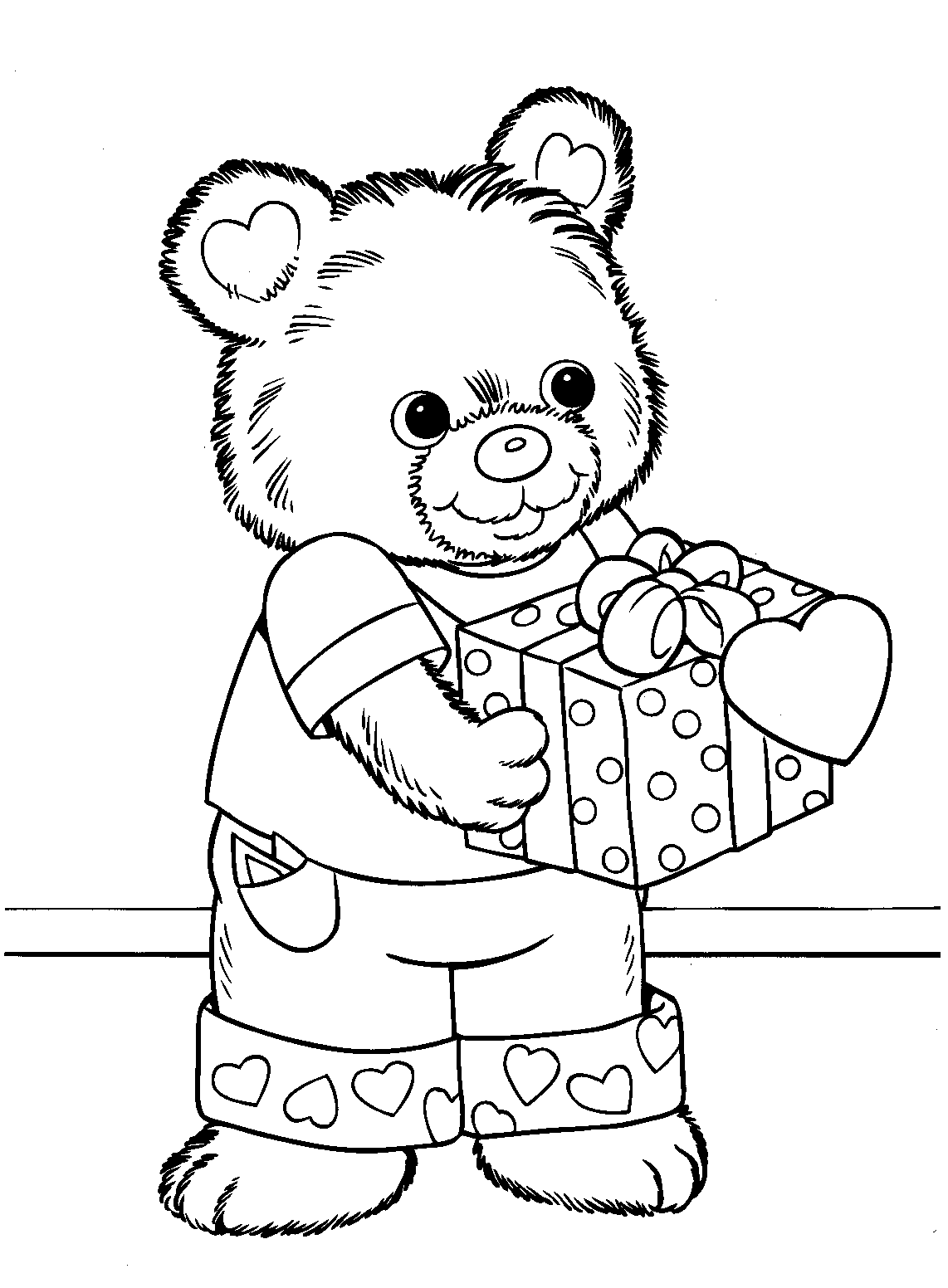 36 Valentine's Day Cartoon Coloring Pages Printable 23