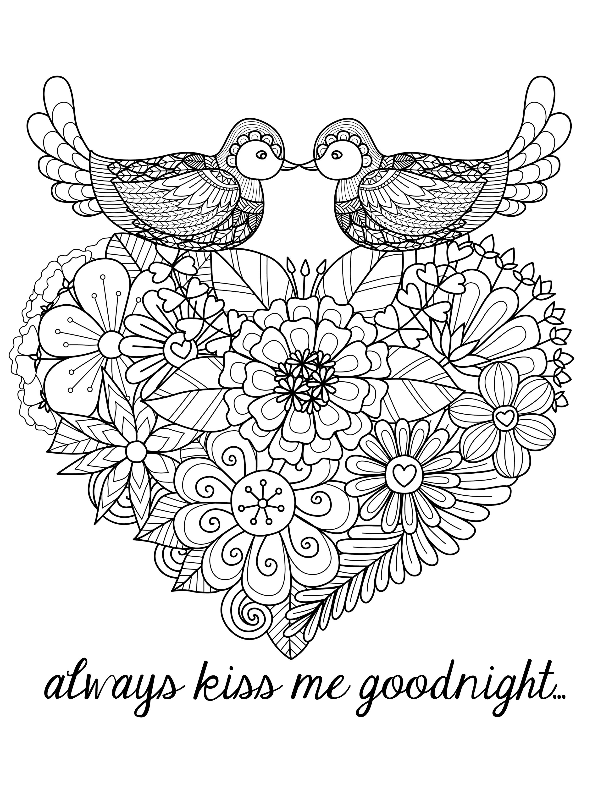 36 Valentine's Day Cartoon Coloring Pages Printable 24