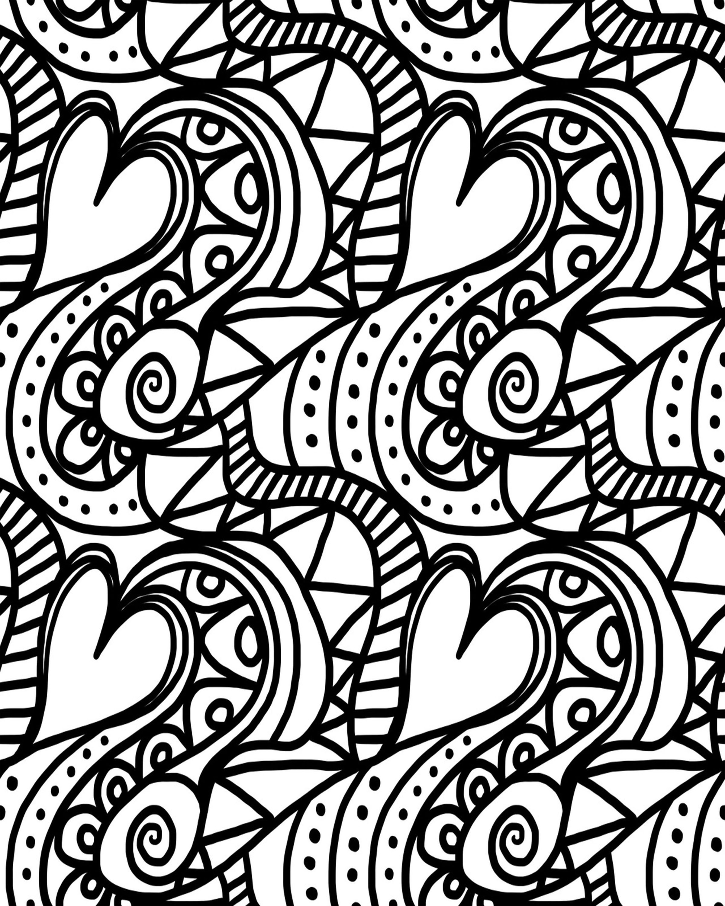 36 Valentine's Day Cartoon Coloring Pages Printable 7