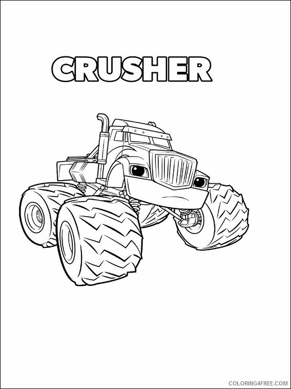 37 Blaze and the Monster Machines Coloring Pages Printable 20