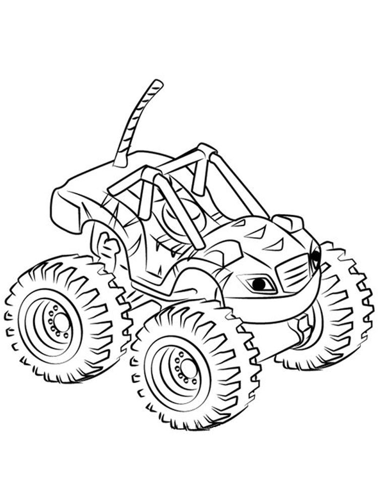 37 Blaze and the Monster Machines Coloring Pages Printable 21