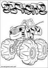 37 Blaze and the Monster Machines Coloring Pages Printable 22