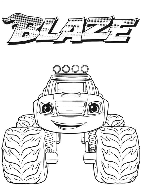 37 Blaze and the Monster Machines Coloring Pages Printable 24