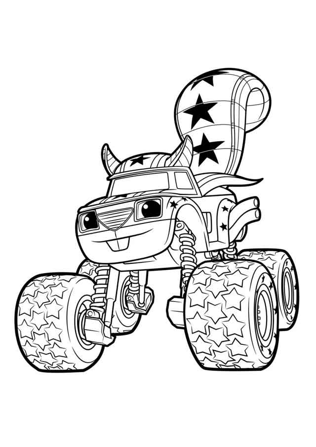 37 Blaze and the Monster Machines Coloring Pages Printable 25