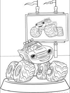 37 Blaze and the Monster Machines Coloring Pages Printable 28