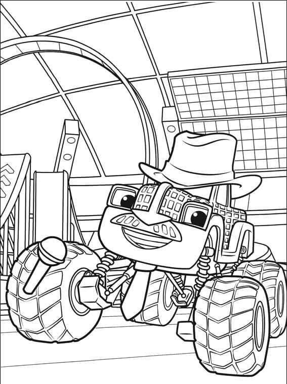 37 Blaze and the Monster Machines Coloring Pages Printable 30