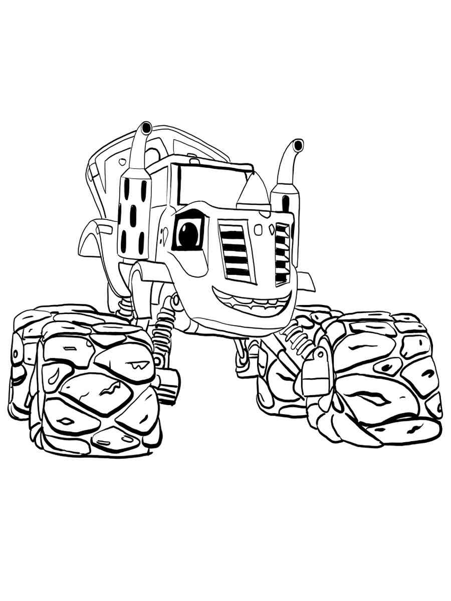 37 Blaze and the Monster Machines Coloring Pages Printable 32