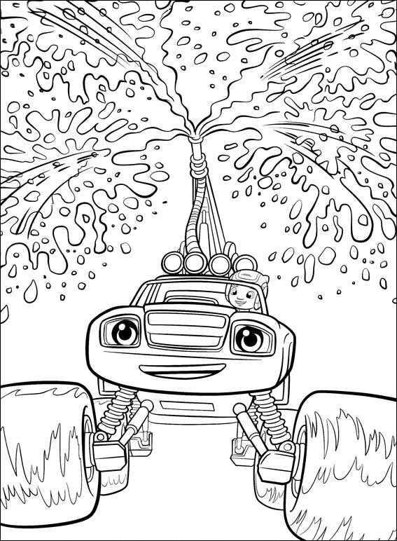 37 Blaze and the Monster Machines Coloring Pages Printable 34