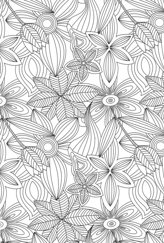 37 Complex Coloring Pages for Teens and Adults Printable 17