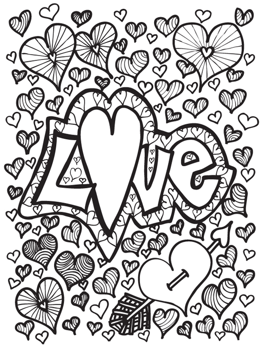 37 Complex Coloring Pages for Teens and Adults Printable 34