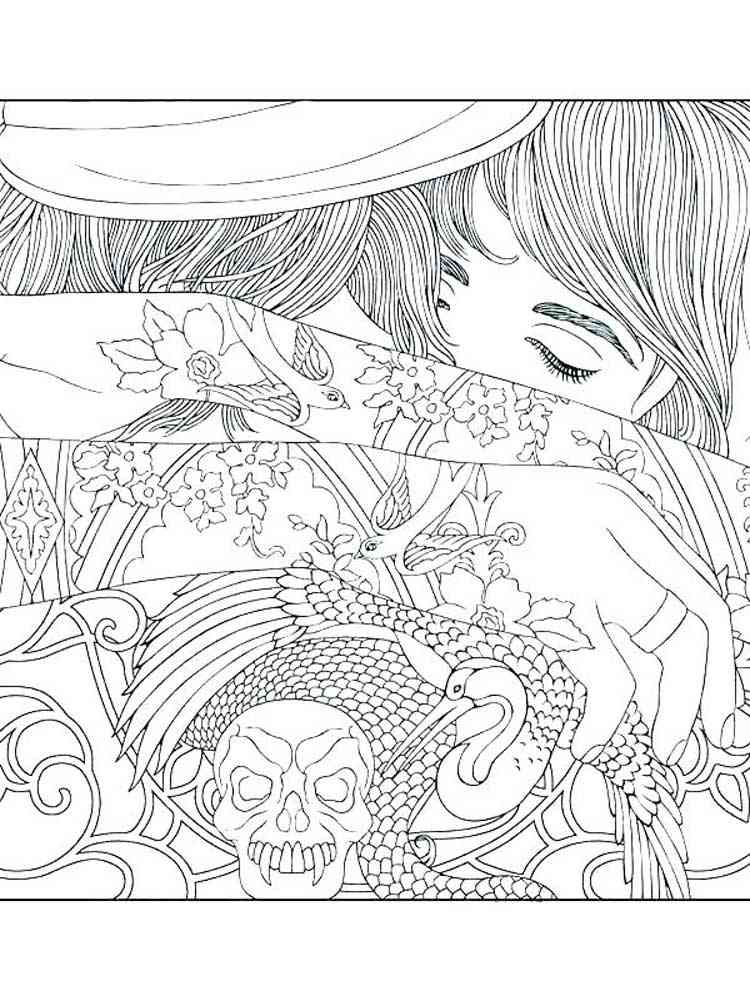 37 Complex Coloring Pages for Teens and Adults Printable 4