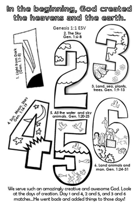 37 Creation Coloring Pages Printable 15