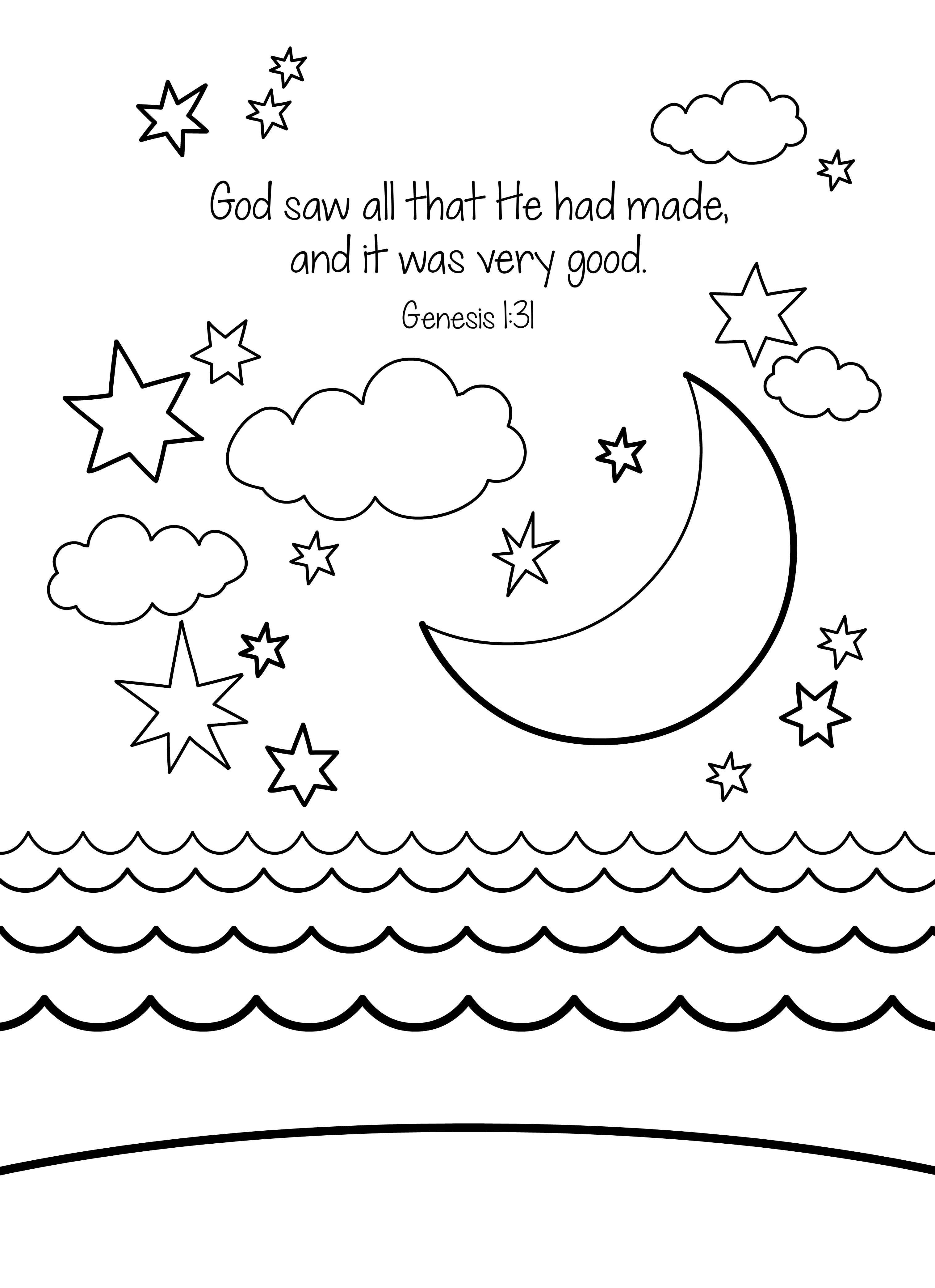 37 Creation Coloring Pages Printable 28