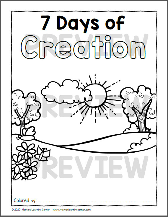 37 Creation Coloring Pages Printable 4