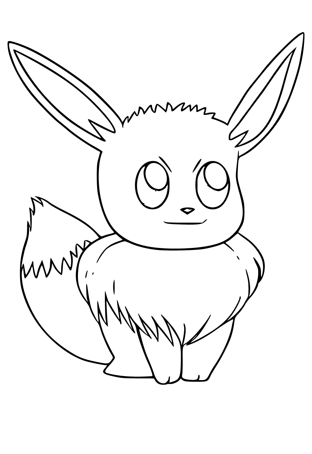 37 Cute Eevee Coloring Pages Printable 17