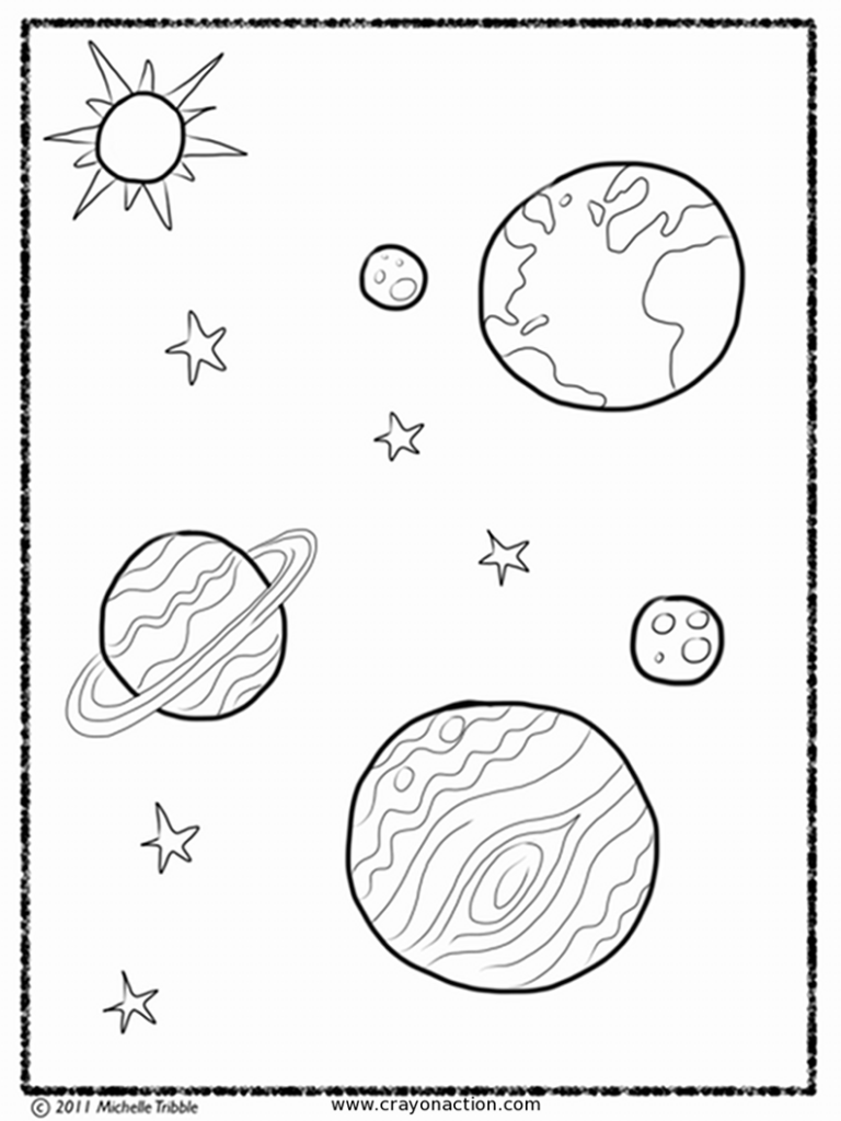 37 Earth Coloring Pages for Kids Printable 15